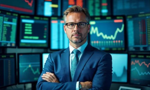 image of a prop firm trader